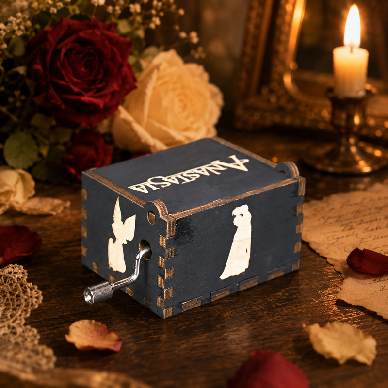 Load image into Gallery viewer, Anastasia "Once Upon a December" Manual Crank Music Box
