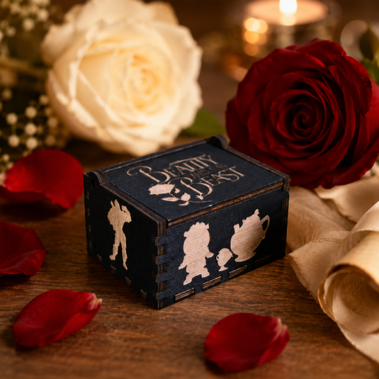Beauty and the Beast "Tale As Old As Time" Manual Crank Music Box