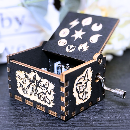 Pokemon "Gotta Catch 'Em All" Theme Song Manual Crank Music Box | "Eeveelution" Theme