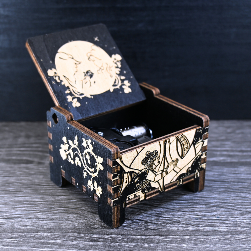Load image into Gallery viewer, Beauty and the Beast &quot;Tale As Old As Time&quot; Wind-Up Automatic Music Box | &quot;The Enchantress&quot; Theme
