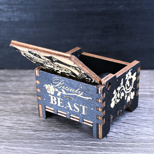 Beauty and the Beast "Tale As Old As Time" Wind-Up Automatic Music Box | "The Enchantress" Theme