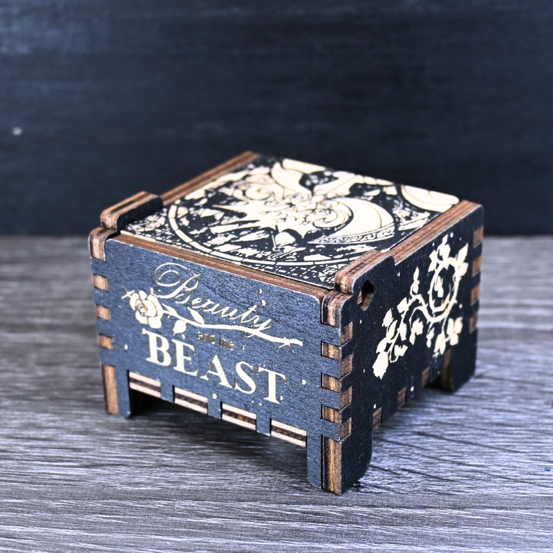 Load image into Gallery viewer, Beauty and the Beast &quot;Tale As Old As Time&quot; Wind-Up Automatic Music Box | &quot;The Enchantress&quot; Theme
