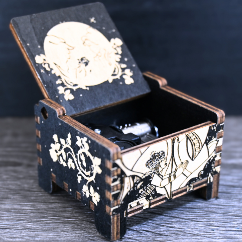 Load image into Gallery viewer, Beauty and the Beast &quot;Tale As Old As Time&quot; Wind-Up Automatic Music Box | &quot;The Enchantress&quot; Theme
