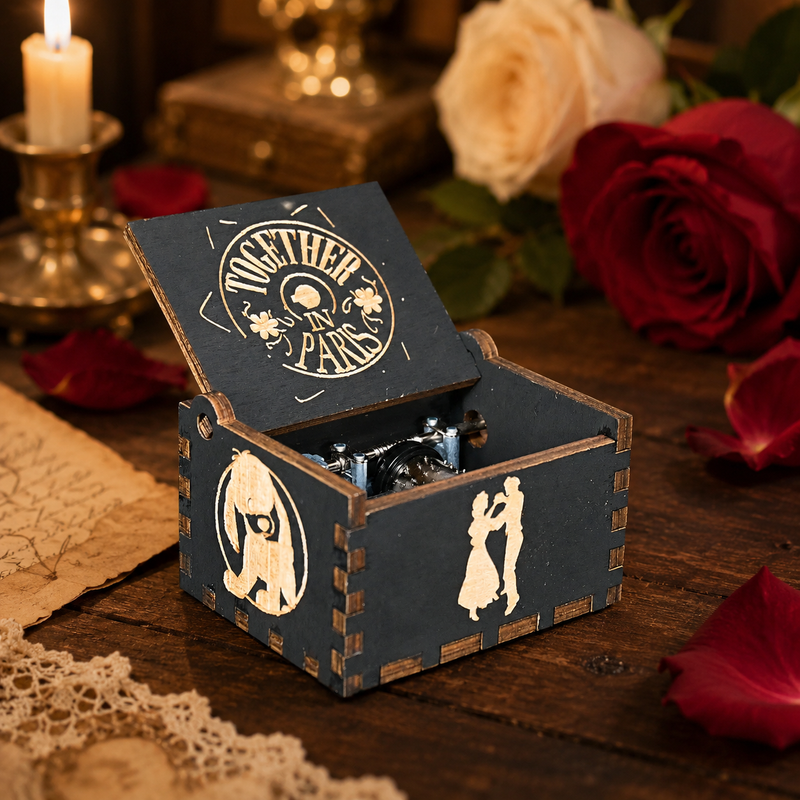 Load image into Gallery viewer, Anastasia "Once Upon a December" Manual Crank Music Box
