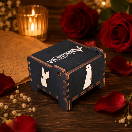 Anastasia Once Upon a December Wind-Up Wooden Music Box