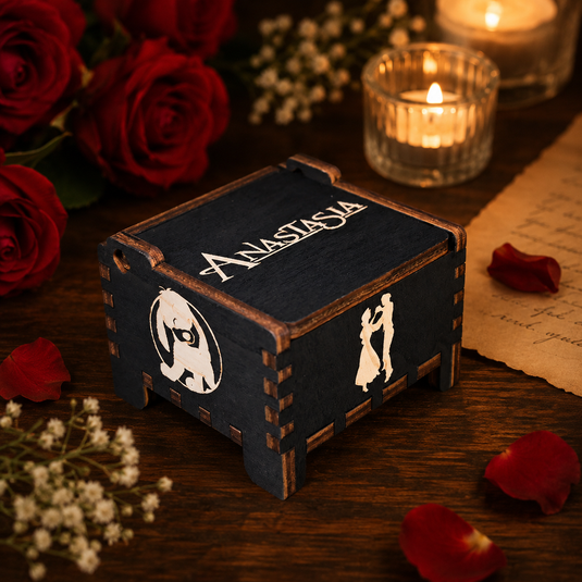 Anastasia Once Upon a December Wind-Up Wooden Music Box