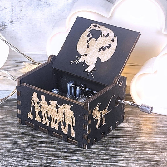 Looking for a gift for a How to Train Your Dragon fan? MarketPlacefad offers unique wooden music boxes that combine art and music perfectly. Each box produces a beautiful melody that will transport you to a world of pure delight.