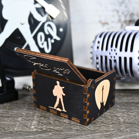 Elvis Music Box For I Can't Help Falling In Love With You Music Box Manual Crank Custom Personalize Elvis Presley Gifts Birthday Anniversary