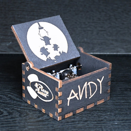 Toy Story Music Box Manual Crank Wood Custom Engraving Handmade Unique Keepsake Gift Wrapping Birthday You've Got a FRIEND in Me Music Box