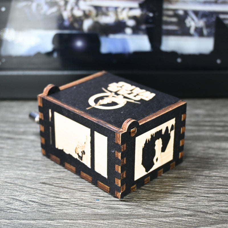 Load image into Gallery viewer, Are you a devoted follower of the Star Wars franchise? If so, you&#39;ll be thrilled to experience the excitement and adventure of your favorite movies in a whole new dimension with this exquisite music box. The box is masterfully handcrafted.
