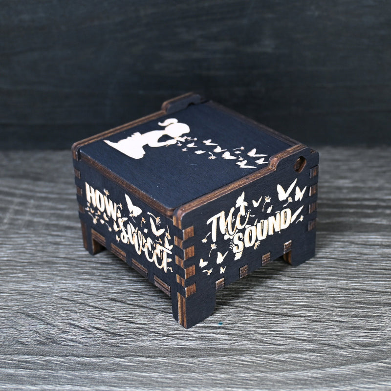 Load image into Gallery viewer, Amazing Grace Music Box Automatic Wind-Up Wood Engrave Custom Personalize Unique Keepsake Gift Idea Birthday Anniversary Handmade Text Auto
