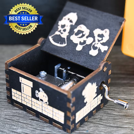 Enter the enchanting world of Mario with your very own music box! Embark on a thrilling adventure filled with excitement and challenges. Explore landscapes, overcome obstacles, and discover hidden treasures as you journey through this magical realm.