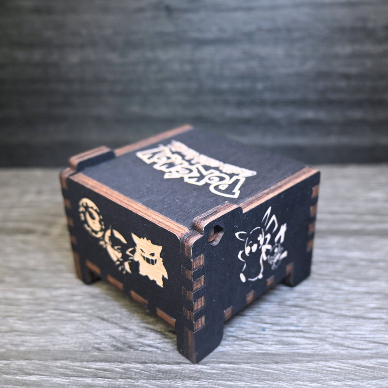 Load image into Gallery viewer, Pokemon Music Box Wooden Handmade Automatic Wind-Up Auto Personalize Customize Birthday Unique Gift Keepsake Gotta Catch Em All Theme Song
