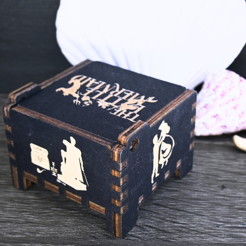 Load image into Gallery viewer, The Little Mermaid Music Box | Part of Your World Handmade Wooden Automatic Wind-Up Auto Engraved Custom | Birthday Wedding Anniversary
