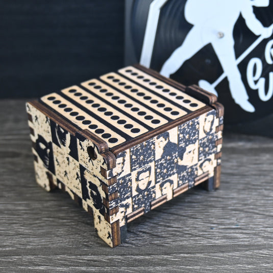 Love Me Tender Music Box Elvis Music Box | Elvis Presley Handmade Wooden Automatic Wind-Up | Wedding Vows Engagement Gift