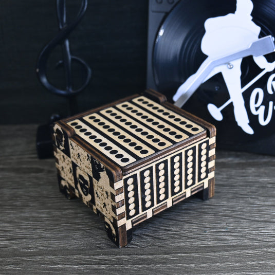 Love Me Tender Music Box Elvis Music Box | Elvis Presley Handmade Wooden Automatic Wind-Up | Wedding Vows Engagement Gift
