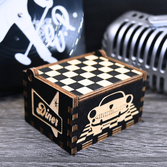 Heartbreak Hotel Music Box Elvis Music Box Manual Crank Customizable Elvis Presley Gift Birthday Anniversary Wedding Bridal Shower Gift Idea